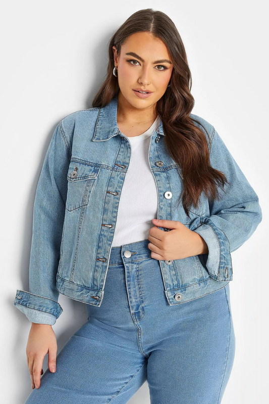 Ice Blue Denim Jacket