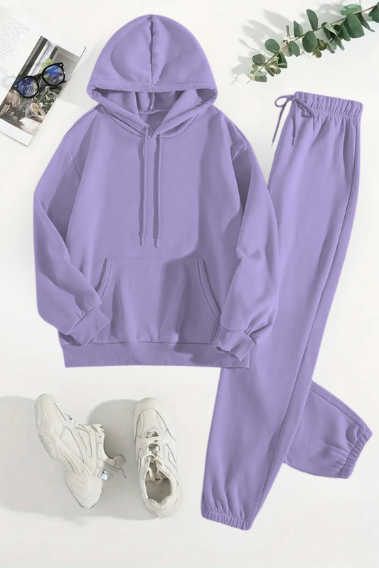 Lilac Hoodie & Trouser Co-Ord Set